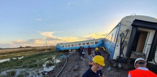 Foto: Descarrila un tren en Buenos Aires, Argentina /Cortesía