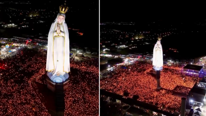 Foto: La nueva imagen de 54 metros de Nuestra Señora de Fátima en brasil /Cortesía