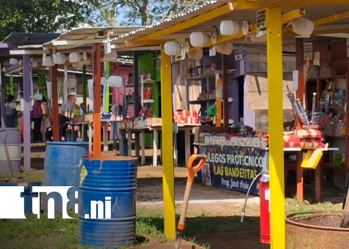 Foto: Comercio de pólvora en Carazo / TN8