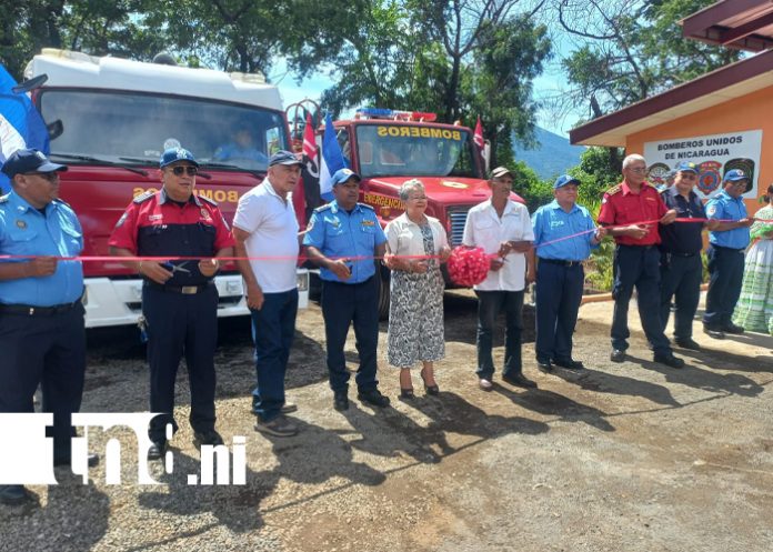 Foto: Inauguran estación de bomberos 232 en Chinandega /TN8