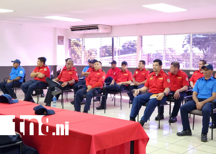 Foto: Curso especializado en incidentes químicos en Managua /TN8
