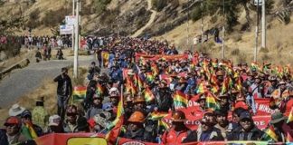 Foto: Protestas en Bolivia /cortesía