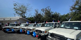 Foto: Entrega de caminatas para la salud en Nicaragua/ cortesía
