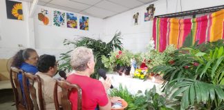 Foto: Adultos mayores celebran La Gritería /cortesía