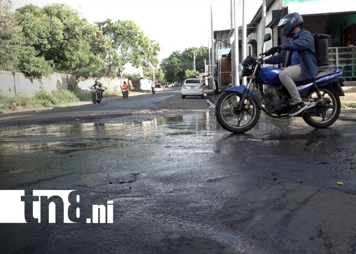 Foto: Familias del barrio Grenada ya no soportan el hedor de los manjoles en mal estado/TN8