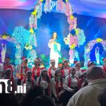 Foto: Coros escolares del MINED rinden homenaje a la Virgen María previo a La Gritería/TN8