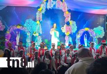 Foto: Coros escolares del MINED rinden homenaje a la Virgen María previo a La Gritería/TN8