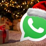 Foto: Modo Navidad en WhatsApp /cortesía