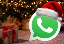 Foto: Modo Navidad en WhatsApp /cortesía