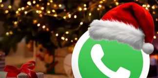 Foto: Modo Navidad en WhatsApp /cortesía