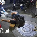 Motociclista resulta herido tras chocar contra taxi en el Cementerio Oriental, Managua Foto: Motociclista resulta herido tras chocar contra taxi en el Cementerio Oriental, Managua/TN8