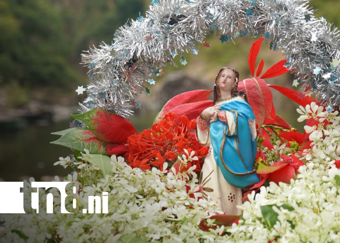 Foto: Purísima Acuática: Fe y tradición que une a familias en el majestuoso Cañón de Somoto/TN8