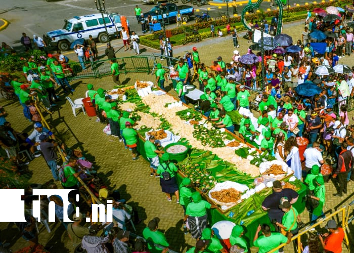 Foto: Granada celebra 501 años con el Vigorón más grande de Nicaragua/TN8