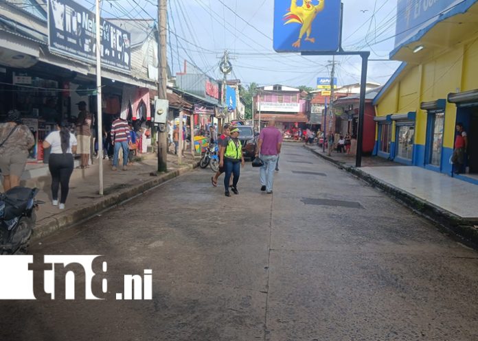 Foto: No más vehículos estacionados en las calles céntricas de Bluefields/TN8