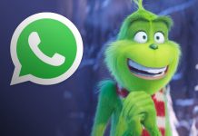 Foto: Modo Grinch en WhatsApp /cortesía
