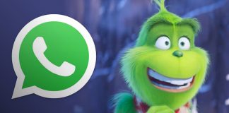 Foto: Modo Grinch en WhatsApp /cortesía