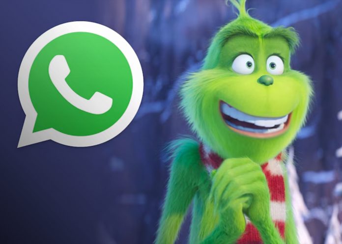 Foto: Modo Grinch en WhatsApp /cortesía