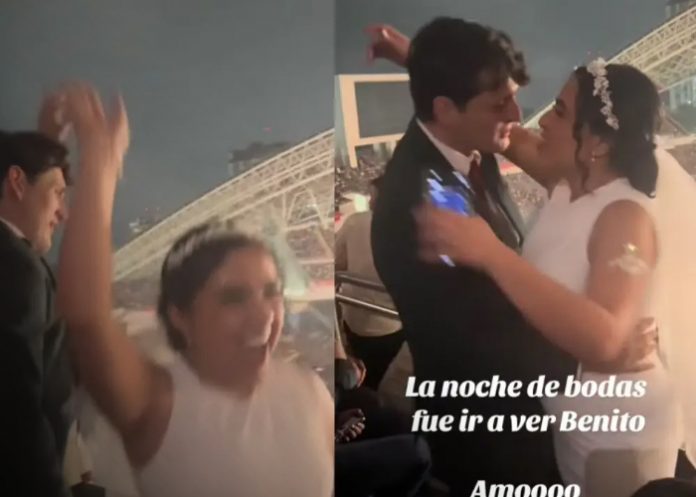 Foto: Bodas en concierto de Bad Bunny /cortesía