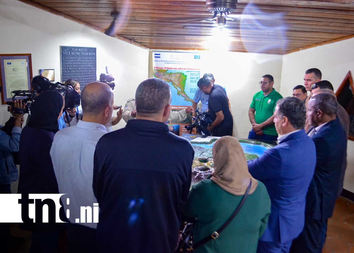 Foto: Delegación Argelia–Nicaragua conoce la fuerza cultural y volcánica de Masaya/TN8