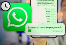 Foto: Wasavi y Scheduled frente a WhatsApp /cortesía
