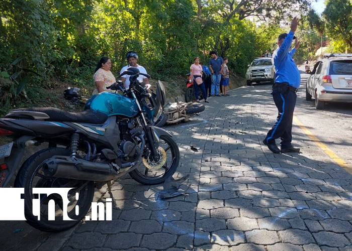 Foto: Dejó a ambos conductores con lesiones de consideración en Somoto/TN8