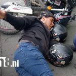 Imprudencia al volante deja dos motociclistas gravemente lesionados en Villa Fontana Foto: Villa Fontana deja dos motociclistas gravemente heridos/TN8