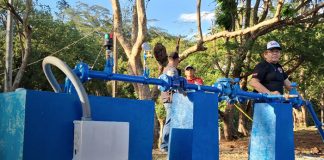 Foto: Cañas Blancas y El Ingenio celebran nuevo pozo de agua/TN8