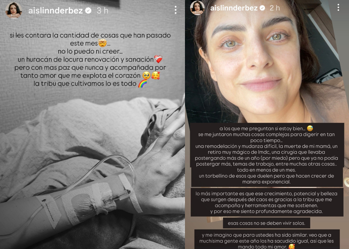 Foto: Aislinn Derbez habla sobre su salud tras perder a su mamá/Cortesía