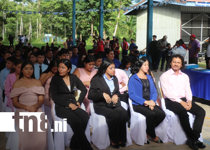Foto: INATEC celebra la 55.ª graduación de técnicos en Siuna con inclusión social/TN8