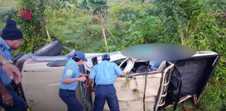 Foto: Accidente vial en Santo Domingo, Chontales/ TN8