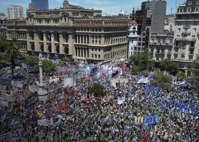 Foto: Protestas en Argentina /cortesía Foto: Protestas en Argentina /cortesía