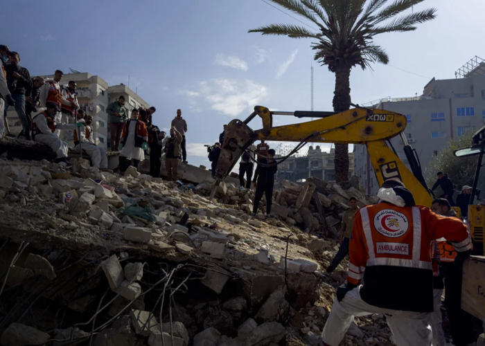 Foto: Muerte y destrucción en Gaza /cortesía 
