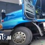Foto: Accidente de camión deja graves daños materiales en El Cuá/TN8