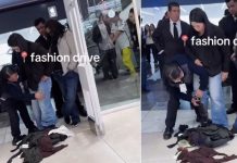 Captan a mujer ocultando decenas de prendas bajo su ropa en tienda de México Foto: Video viral muestra intento de robo de 21 prendas en centro comercial en México / Cortesía