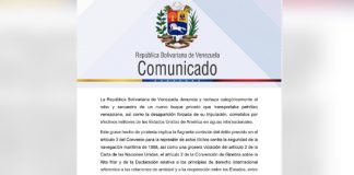 Foto: Venezuela denuncia secuestro de buque petrolero y desaparición de tripulación/Cortesía