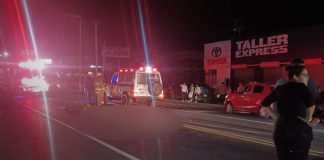 Foto: Madre e hija mueren tras ser atropelladas por camioneta en el km 12.5 Carretera Sur/TN8