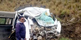 Foto: Trágico choque en Bolivia deja al menos ocho personas fallecidas / Cortesía