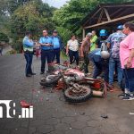 Foto: Choque frontal entre dos motorizados deja dos lesionados en Rancho Grande, Matagalpa /TN8