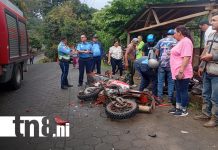 Foto: Choque frontal entre dos motorizados deja dos lesionados en Rancho Grande, Matagalpa /TN8