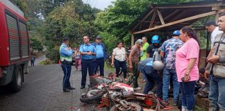 Foto: Choque frontal entre dos motorizados deja dos lesionados en Rancho Grande, Matagalpa /TN8