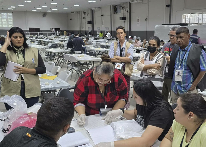 Foto: Denuncian intimidación militar en el escrutinio electoral de Honduras tras las elecciones / Cortesía