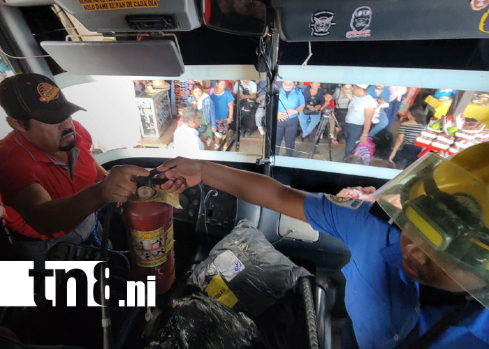 Foto: Antes de las fiestas, revisan buses y quioscos para garantizar tranquilidad en Managua / TN8
