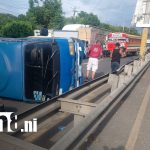 Foto: Explosión de llanta causa accidente en la Carretera Norte/TN8