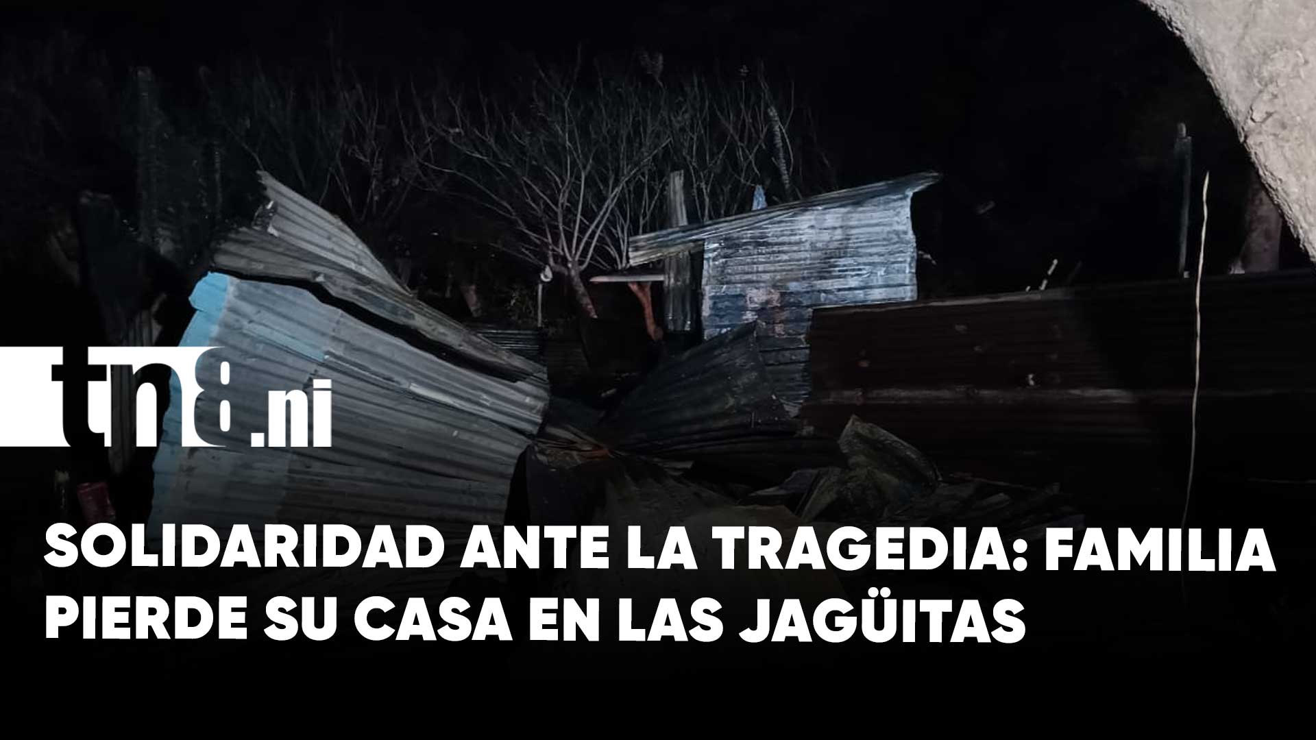 Incendio deja a familia sin hogar en la comarca Las Jagüitas, a días de ...