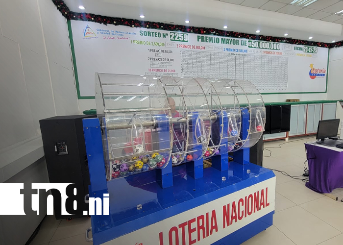 Foto: 15570 gana el premio mayor de 50 millones en la Lotería Nacional/TN8