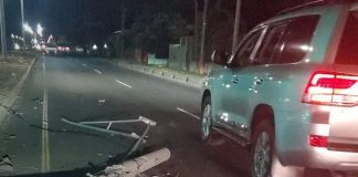 Foto: Accidente sin víctimas, pero con severos daños en la Garita Norte/TN8