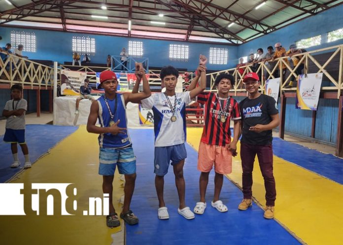 Foto: Lucha juvenil indígena destaca en campeonato de la Costa Caribe Norte/TN8