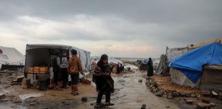 Foto: Inundaciones devastan Gaza /cortesía