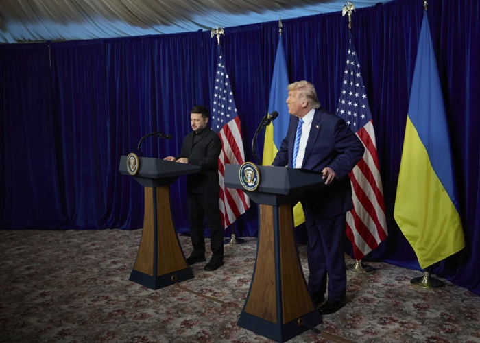 Foto: Trump sorbe Rusia y Ucrania /cortesía