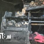 Foto: Voraz incendio reduce a cenizas cuarto de vivienda en el barrio Óscar Lino Paz Cuba/TN8